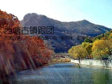 西塘古镇跟团(西塘古镇，浙江乌镇古镇中的一颗明珠，距离杭州仅80公里，是一处集古老文化、历史遗迹和优美